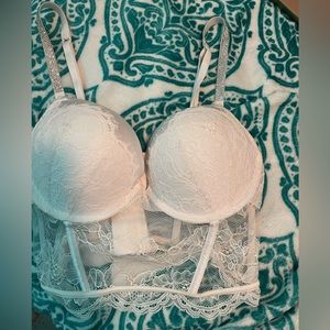 Victoria’s Secret White corset/bra